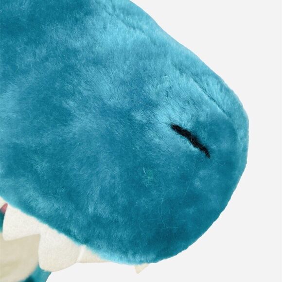 RARE VTG Prestigious Toy 17" Blue Shark Visor Plush Carnival Toy Riverside CA - Picture 11 of 12